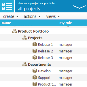 manage your project hierarchy